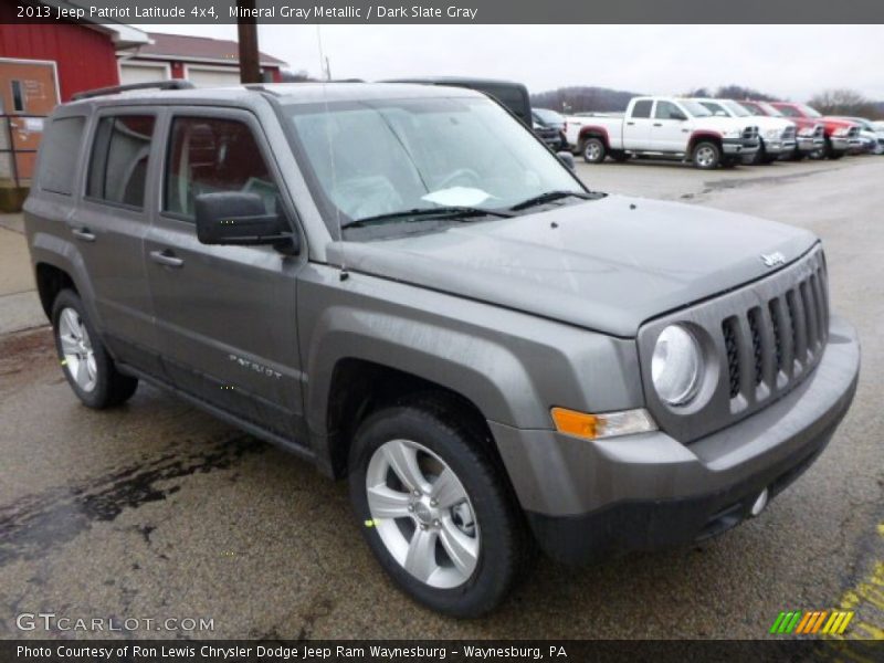Mineral Gray Metallic / Dark Slate Gray 2013 Jeep Patriot Latitude 4x4