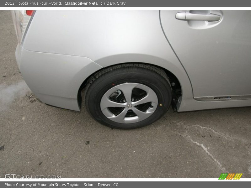 Classic Silver Metallic / Dark Gray 2013 Toyota Prius Four Hybrid