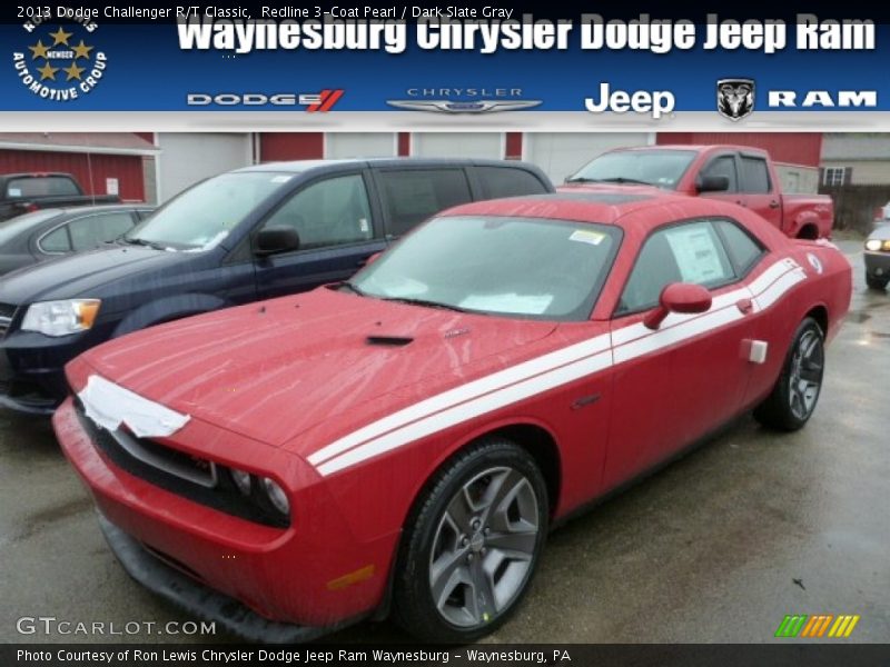 Redline 3-Coat Pearl / Dark Slate Gray 2013 Dodge Challenger R/T Classic