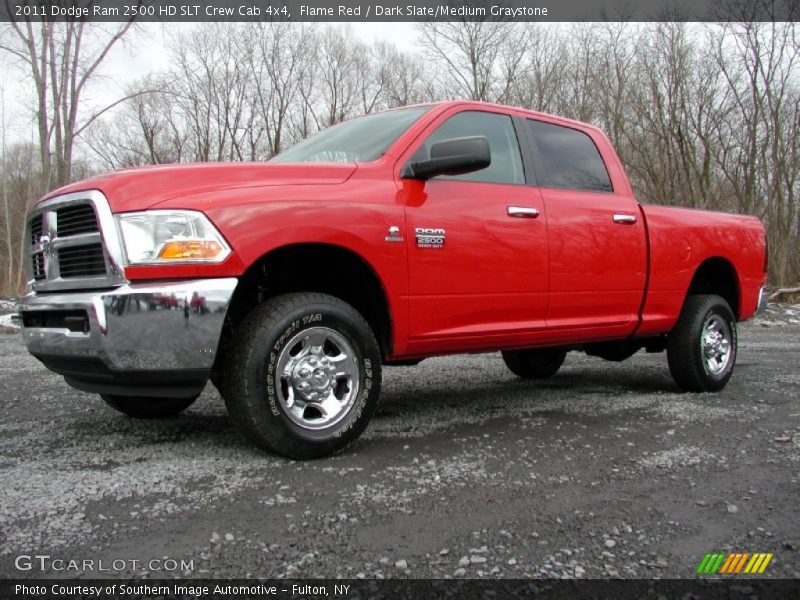 Flame Red / Dark Slate/Medium Graystone 2011 Dodge Ram 2500 HD SLT Crew Cab 4x4