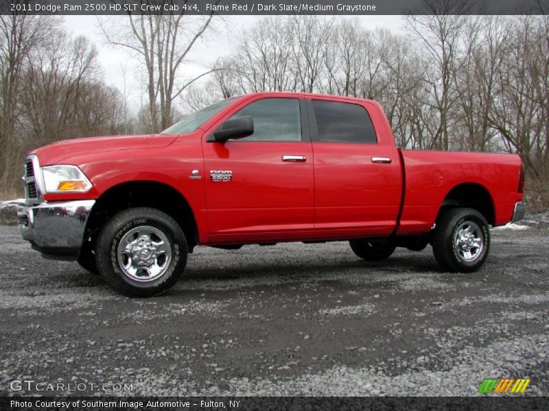 Flame Red / Dark Slate/Medium Graystone 2011 Dodge Ram 2500 HD SLT Crew Cab 4x4