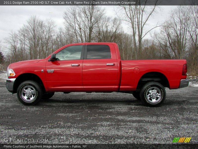 Flame Red / Dark Slate/Medium Graystone 2011 Dodge Ram 2500 HD SLT Crew Cab 4x4