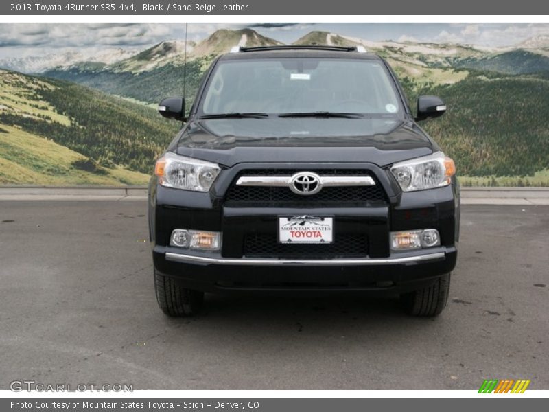 Black / Sand Beige Leather 2013 Toyota 4Runner SR5 4x4