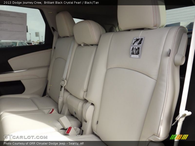Brilliant Black Crystal Pearl / Black/Tan 2013 Dodge Journey Crew