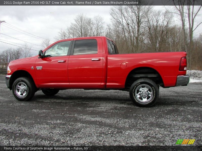Flame Red / Dark Slate/Medium Graystone 2011 Dodge Ram 2500 HD SLT Crew Cab 4x4