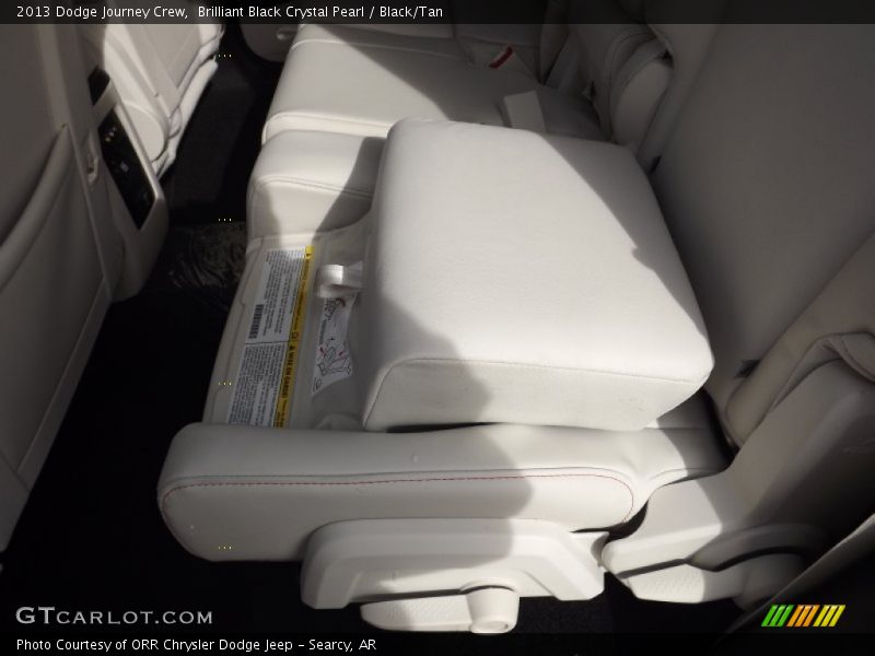 Brilliant Black Crystal Pearl / Black/Tan 2013 Dodge Journey Crew
