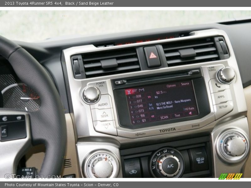 Black / Sand Beige Leather 2013 Toyota 4Runner SR5 4x4