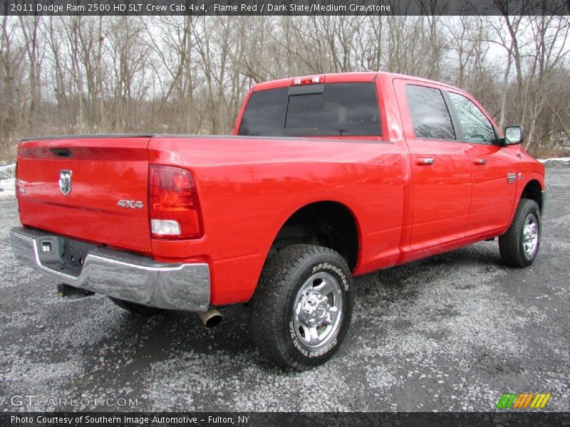 Flame Red / Dark Slate/Medium Graystone 2011 Dodge Ram 2500 HD SLT Crew Cab 4x4