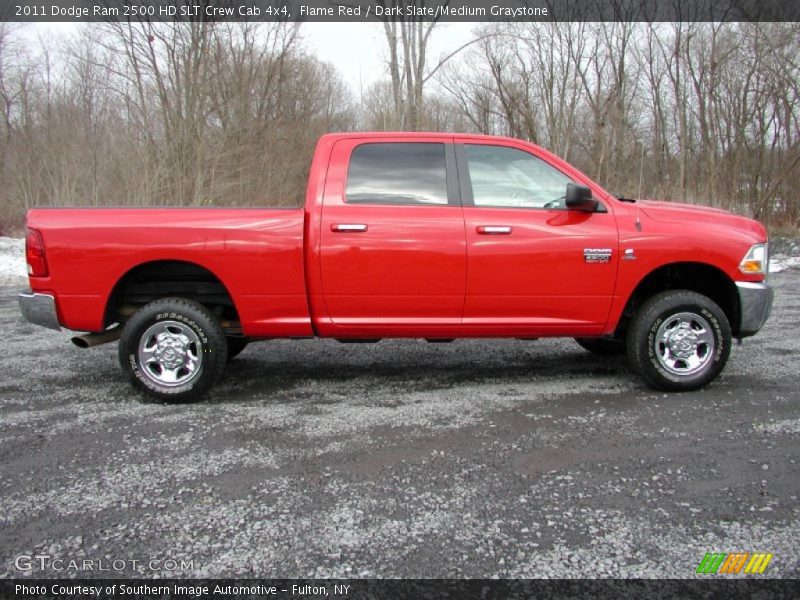 Flame Red / Dark Slate/Medium Graystone 2011 Dodge Ram 2500 HD SLT Crew Cab 4x4