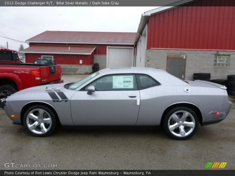 Billet Silver Metallic / Dark Slate Gray 2013 Dodge Challenger R/T