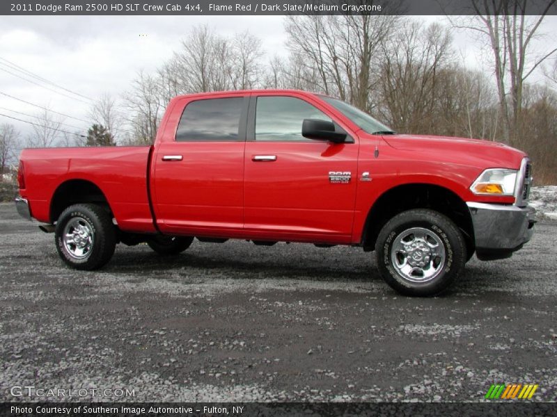 Flame Red / Dark Slate/Medium Graystone 2011 Dodge Ram 2500 HD SLT Crew Cab 4x4