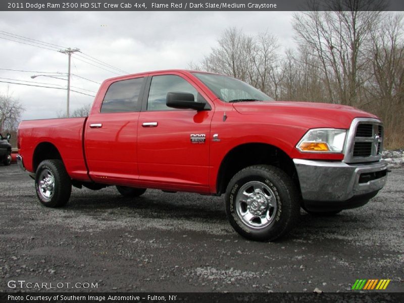 Flame Red / Dark Slate/Medium Graystone 2011 Dodge Ram 2500 HD SLT Crew Cab 4x4