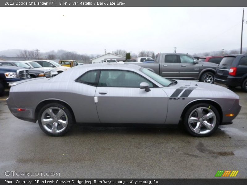 Billet Silver Metallic / Dark Slate Gray 2013 Dodge Challenger R/T