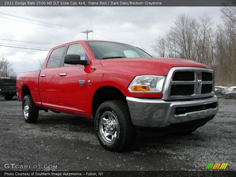 Flame Red / Dark Slate/Medium Graystone 2011 Dodge Ram 2500 HD SLT Crew Cab 4x4