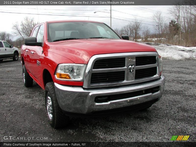 Flame Red / Dark Slate/Medium Graystone 2011 Dodge Ram 2500 HD SLT Crew Cab 4x4