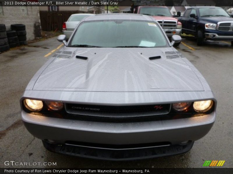 Billet Silver Metallic / Dark Slate Gray 2013 Dodge Challenger R/T