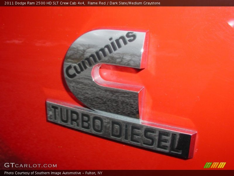 Flame Red / Dark Slate/Medium Graystone 2011 Dodge Ram 2500 HD SLT Crew Cab 4x4