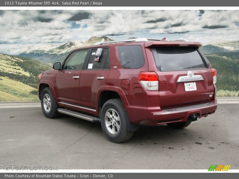 Salsa Red Pearl / Beige 2013 Toyota 4Runner SR5 4x4