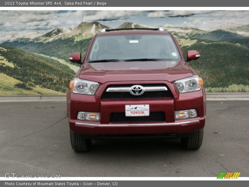 Salsa Red Pearl / Beige 2013 Toyota 4Runner SR5 4x4