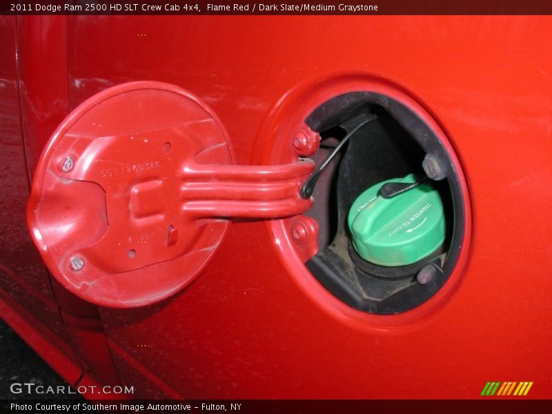 Flame Red / Dark Slate/Medium Graystone 2011 Dodge Ram 2500 HD SLT Crew Cab 4x4