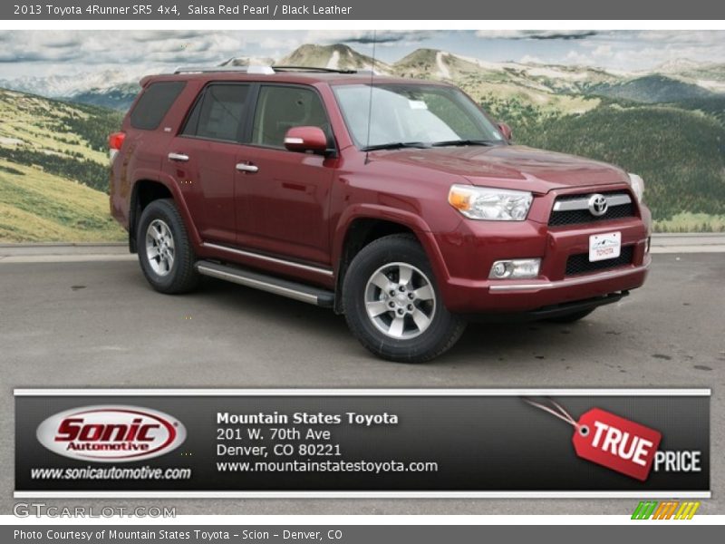 Salsa Red Pearl / Black Leather 2013 Toyota 4Runner SR5 4x4