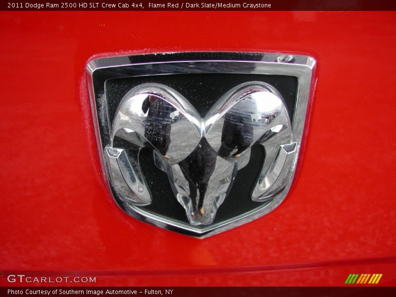 Flame Red / Dark Slate/Medium Graystone 2011 Dodge Ram 2500 HD SLT Crew Cab 4x4