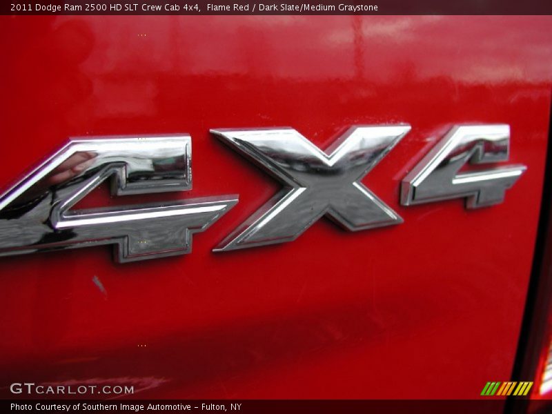 Flame Red / Dark Slate/Medium Graystone 2011 Dodge Ram 2500 HD SLT Crew Cab 4x4