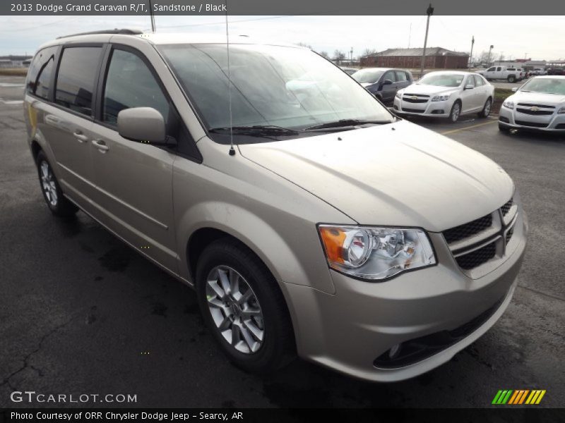 Sandstone / Black 2013 Dodge Grand Caravan R/T