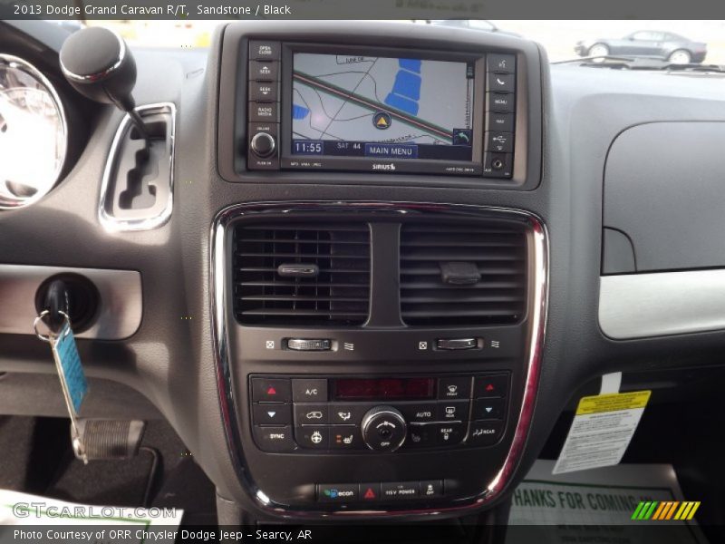 Controls of 2013 Grand Caravan R/T