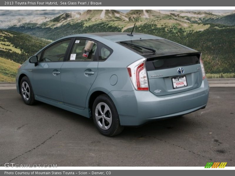 Sea Glass Pearl / Bisque 2013 Toyota Prius Four Hybrid