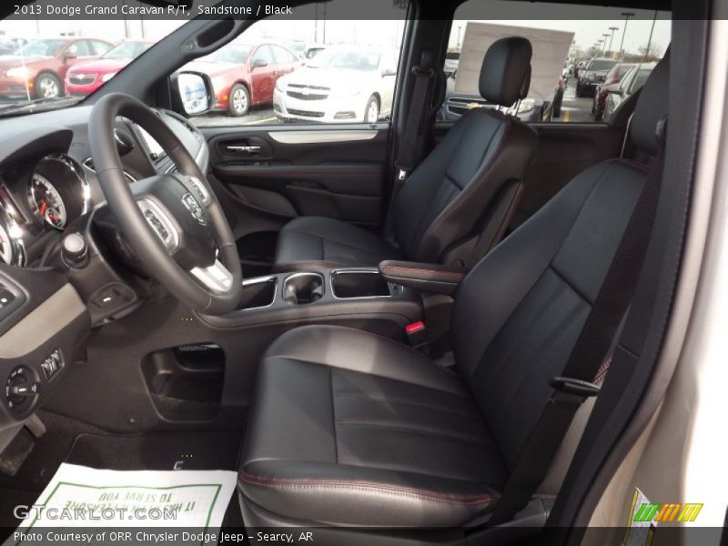 Front Seat of 2013 Grand Caravan R/T