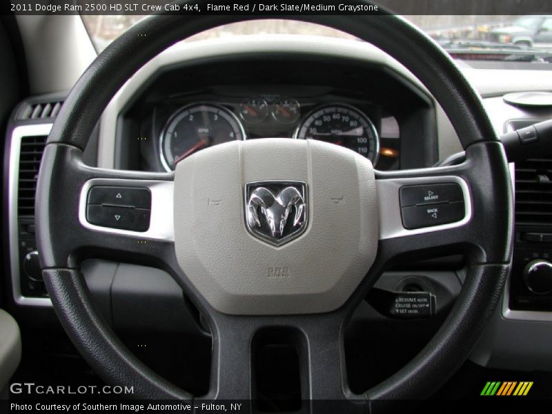 Flame Red / Dark Slate/Medium Graystone 2011 Dodge Ram 2500 HD SLT Crew Cab 4x4