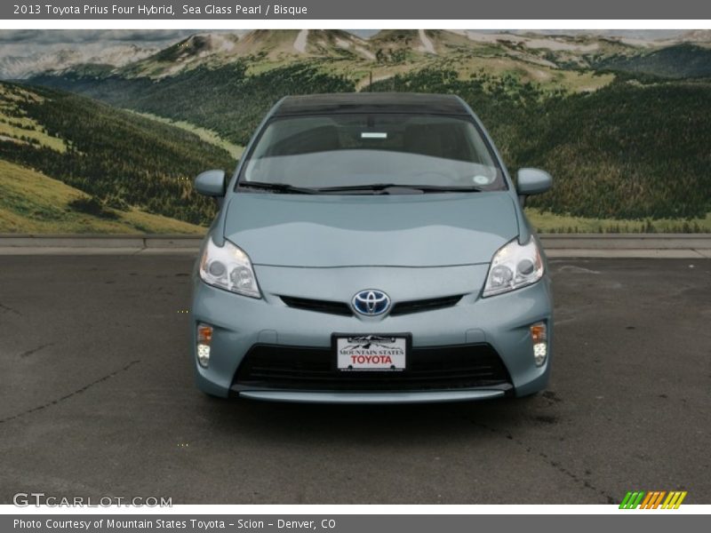 Sea Glass Pearl / Bisque 2013 Toyota Prius Four Hybrid