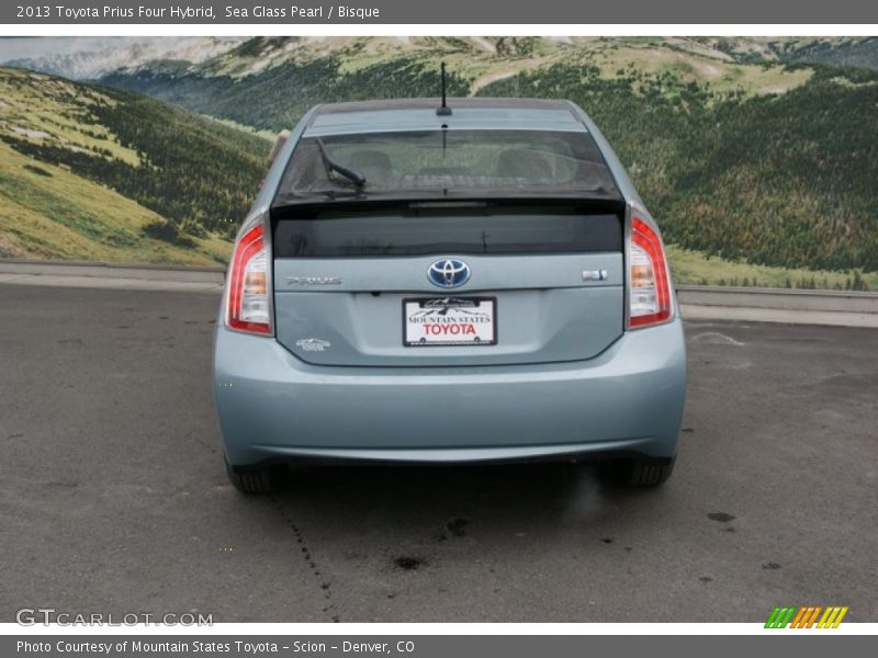Sea Glass Pearl / Bisque 2013 Toyota Prius Four Hybrid