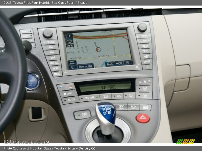 Sea Glass Pearl / Bisque 2013 Toyota Prius Four Hybrid