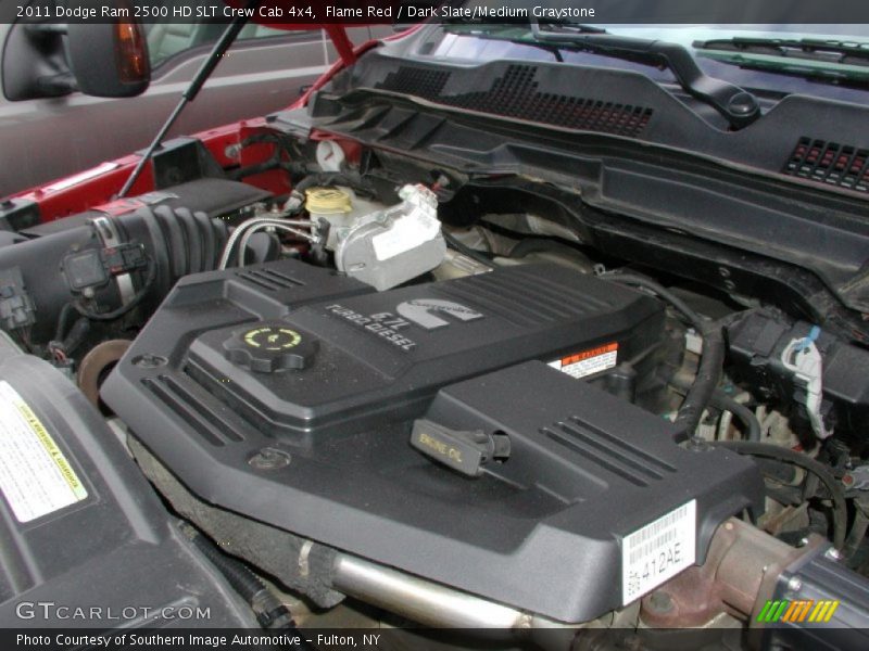 Flame Red / Dark Slate/Medium Graystone 2011 Dodge Ram 2500 HD SLT Crew Cab 4x4