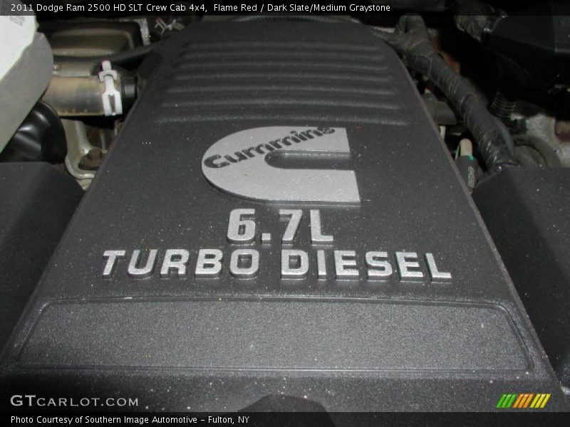 Flame Red / Dark Slate/Medium Graystone 2011 Dodge Ram 2500 HD SLT Crew Cab 4x4