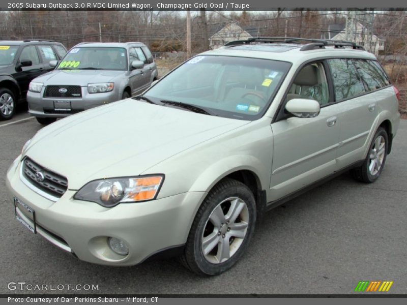 Champagne Gold Opal / Taupe 2005 Subaru Outback 3.0 R VDC Limited Wagon