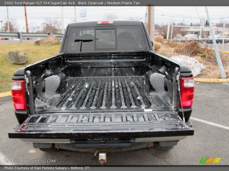 Black Clearcoat / Medium Prairie Tan 2002 Ford Ranger XLT FX4 SuperCab 4x4