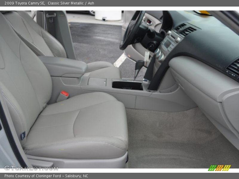 Front Seat of 2009 Camry SE