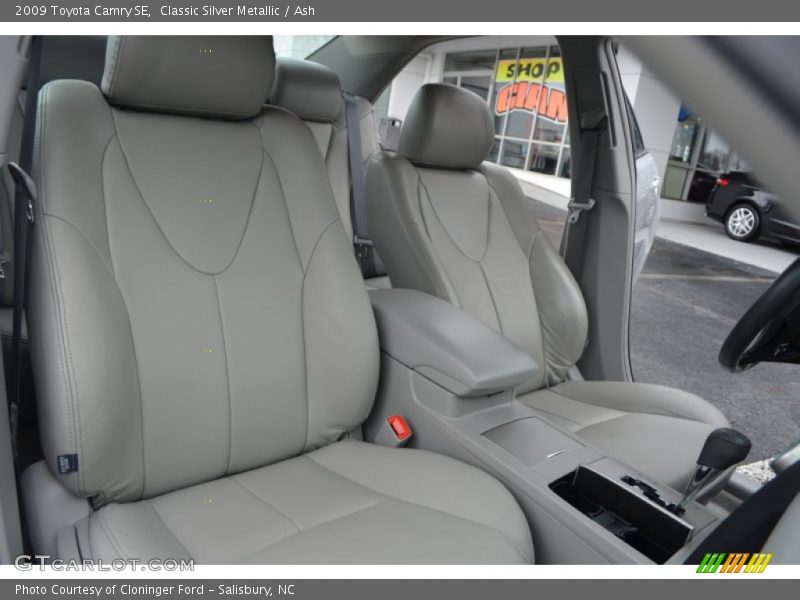 Front Seat of 2009 Camry SE