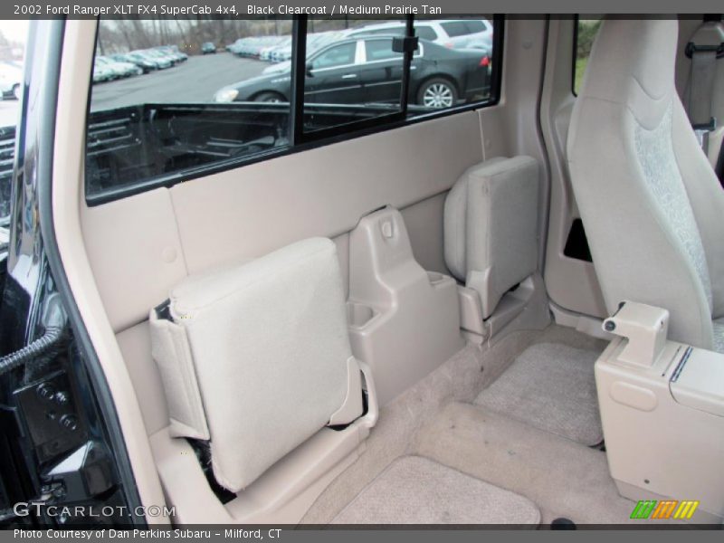 Black Clearcoat / Medium Prairie Tan 2002 Ford Ranger XLT FX4 SuperCab 4x4