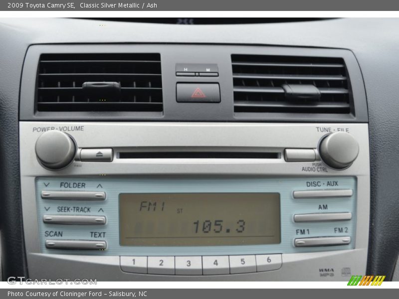 Audio System of 2009 Camry SE