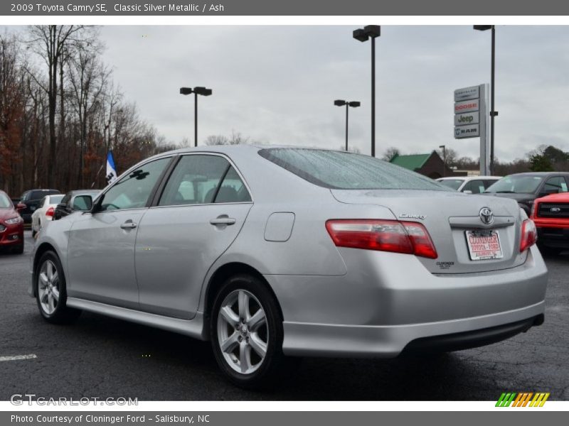 Classic Silver Metallic / Ash 2009 Toyota Camry SE
