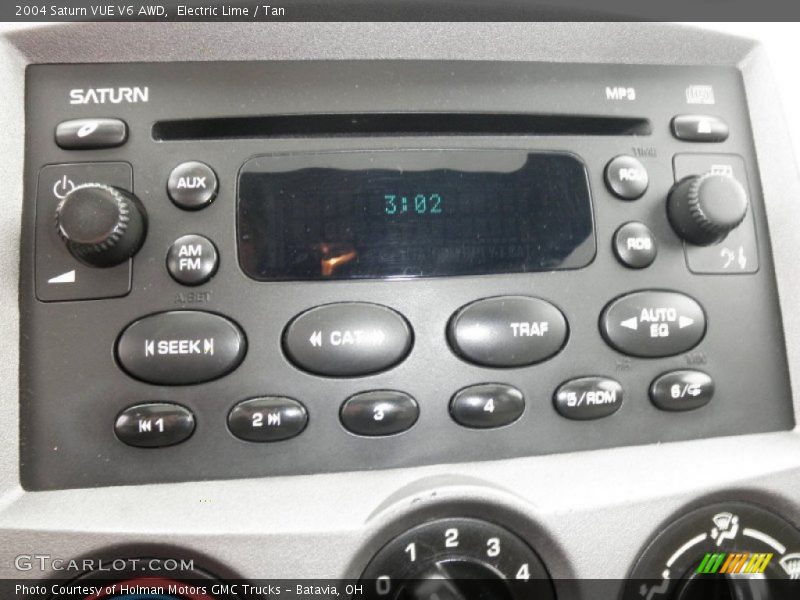 Audio System of 2004 VUE V6 AWD