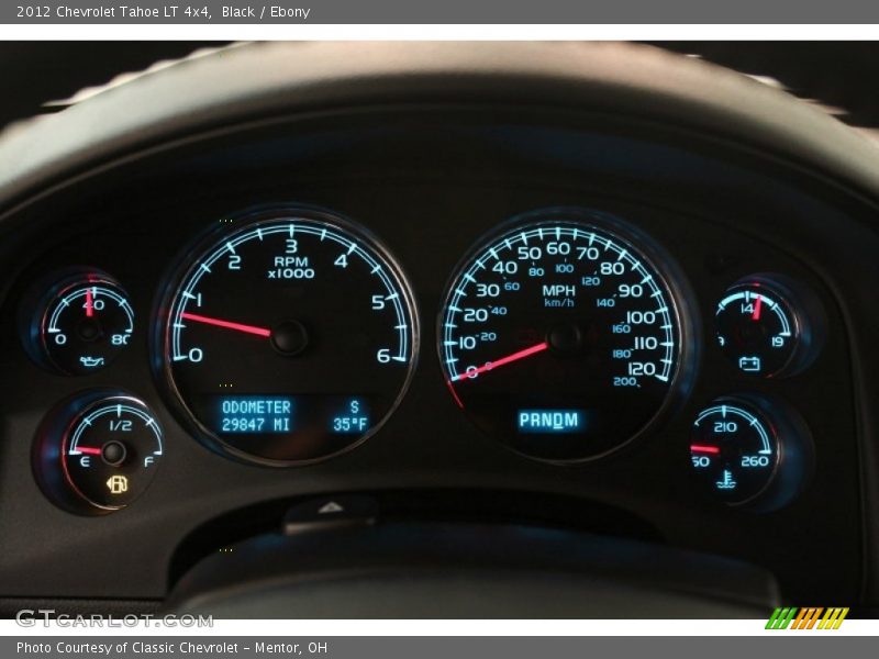 Black / Ebony 2012 Chevrolet Tahoe LT 4x4