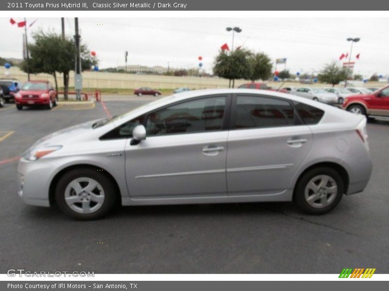 Classic Silver Metallic / Dark Gray 2011 Toyota Prius Hybrid III