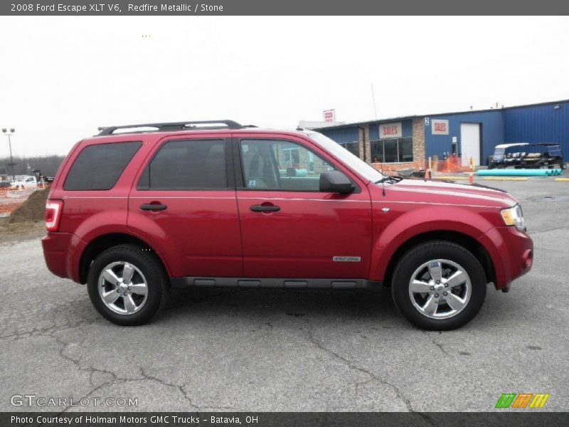 Redfire Metallic / Stone 2008 Ford Escape XLT V6