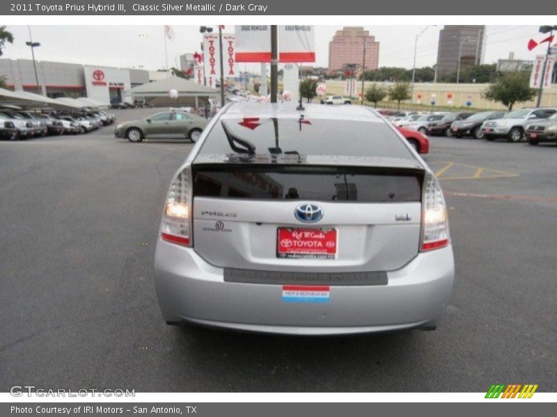 Classic Silver Metallic / Dark Gray 2011 Toyota Prius Hybrid III