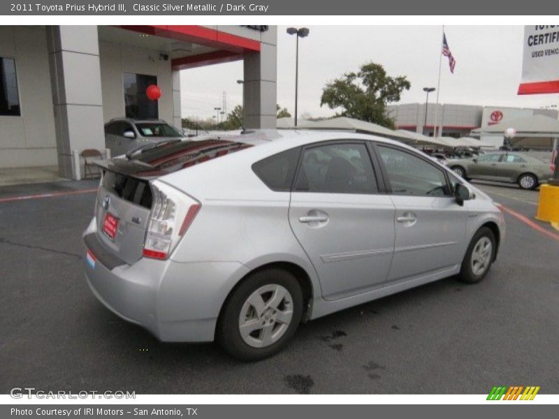 Classic Silver Metallic / Dark Gray 2011 Toyota Prius Hybrid III